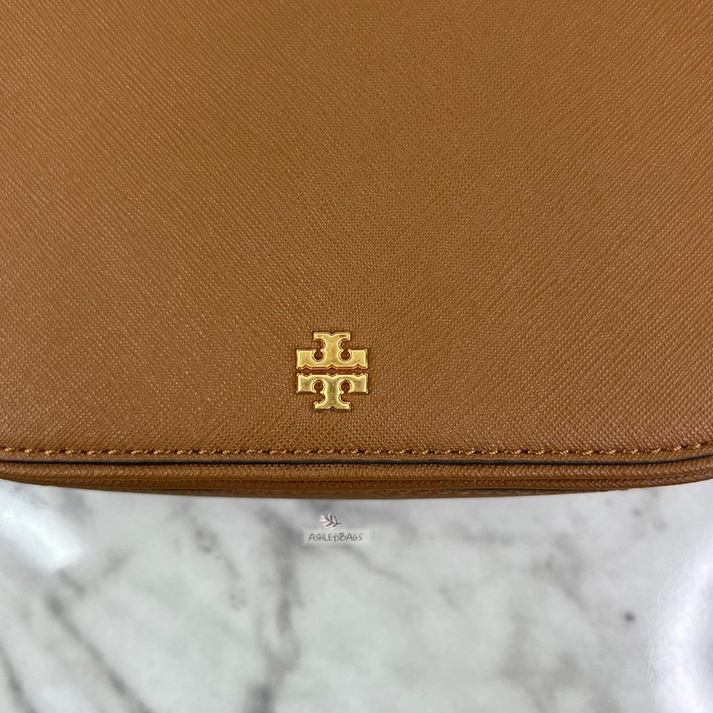 Tory Burch Emerson Crossbody & Shoulder Bag In Moose Brown - Picture 3 of 13